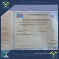 Security Watermark Paper Certificate Printing